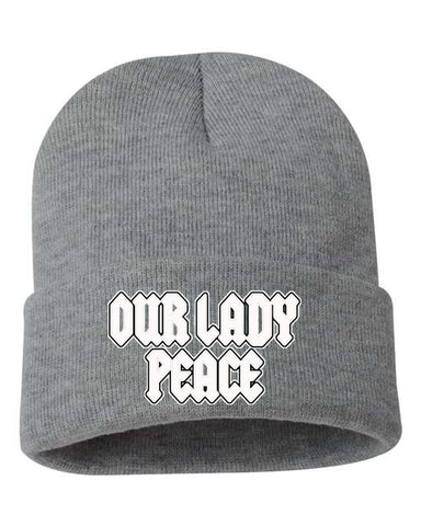 OUR LADY PEACE LOGO GREY BEANIE