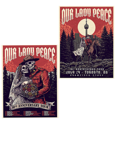 CANADA TOUR 30TH ANNIVERSARY POSTER SET