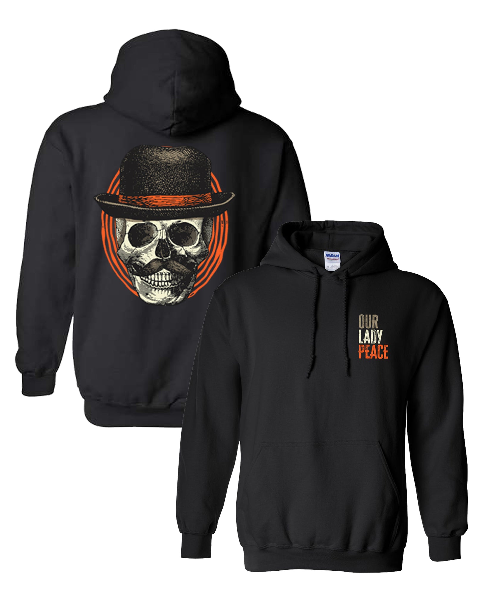 OLP SKULL HAT HOODIE