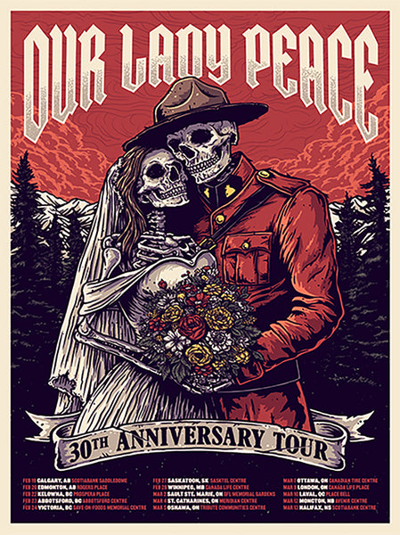 CANADA TOUR 30TH ANNIVERSARY POSTER SET