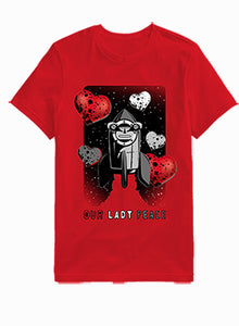Spaceship Valentines Day T-shirt